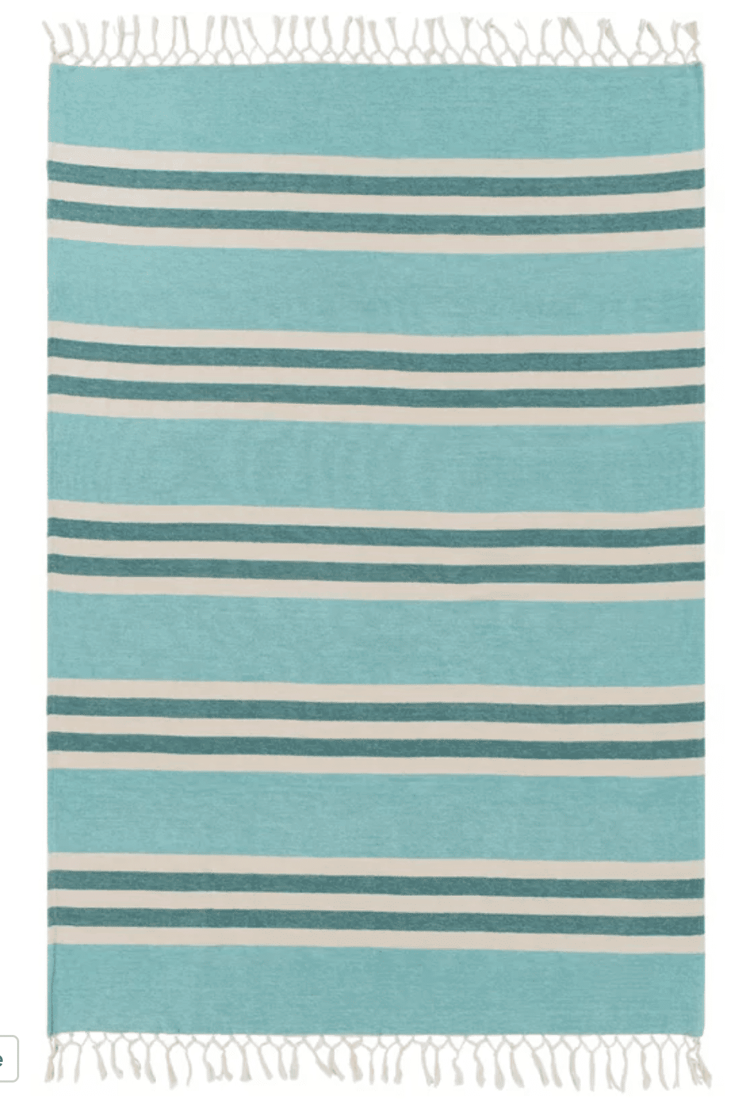 blue coastal throw blankets