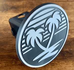 beach jeep trailer hitch cover