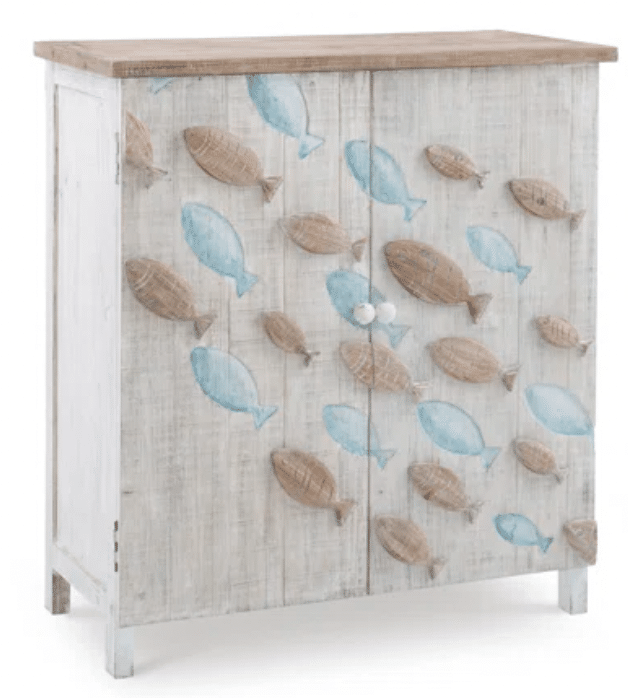 fish themed cabinet