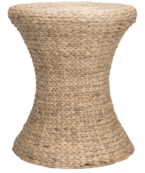 beach wicker side table
