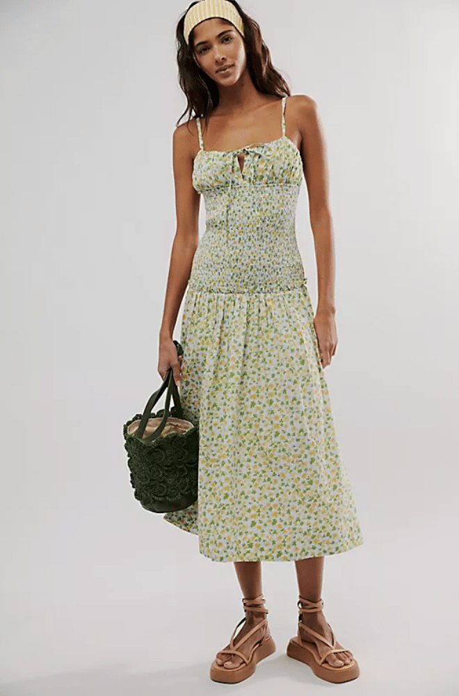 floral long dress
