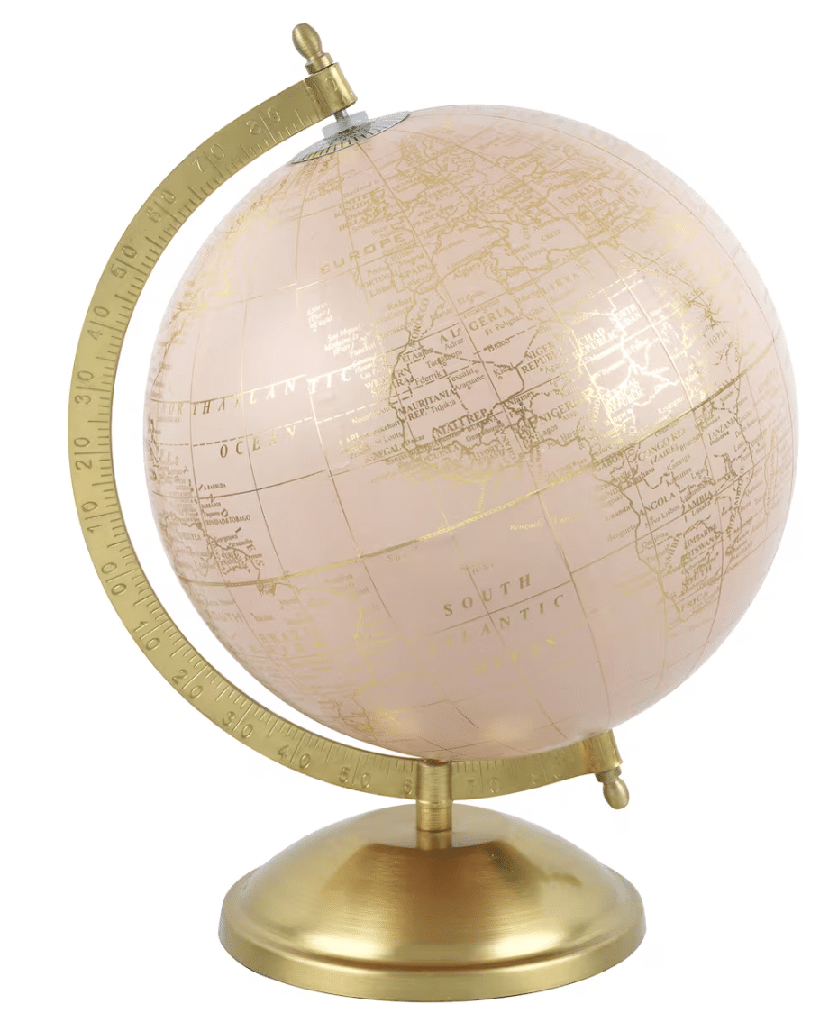 pink globe