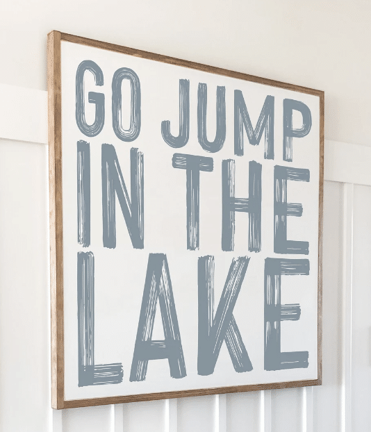 lake house wall decor